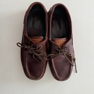 Sperry Top-Sider Mako Collection Mens 10M Leather Loafers No Mark Rubber Bottom